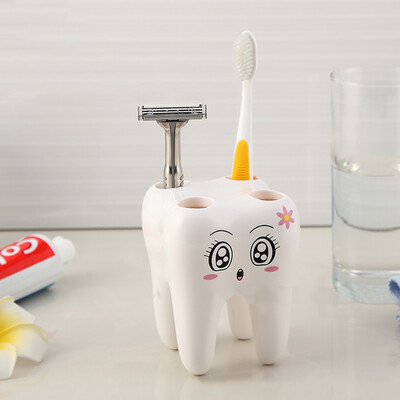 

Plastic Toothbrush Holder Stand for Bathroom Vanity Countertops