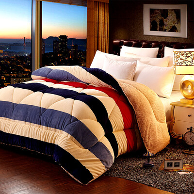 

Kou Zi COZZY quilts Home Textiles thick imitation lambskin winter comfortably skin permeable winter quilt warm core 200 230cm-6 pounds