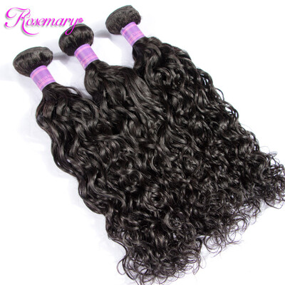 

Brazilian Virgin Hair Water Wave 3 Bundles 7A Unprocessed Human Hair Virgin Brazilian Hair Natural Wave Wet And Wavy