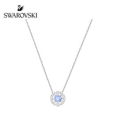 

SWAROVSKI Swarovski 2017 new Sparkling Platinum blue ladies beating heart fashion wild necklace clavicle chain 5279425