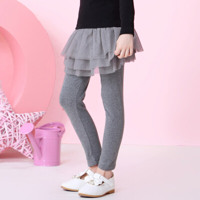 

Xin Song girls underwear net yarn skirt pants girl pants L135B gray 140