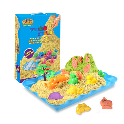 

Space sand SPACE SAND toy sand color sand Mars power color sand children&39s DIY toys dinosaur set MS-800G