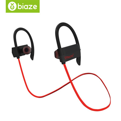 

BIAZE movement Bluetooth headset stereo music headset binaural business call ear hanging support Huawei oppo millet vivo Apple phone D16 black red