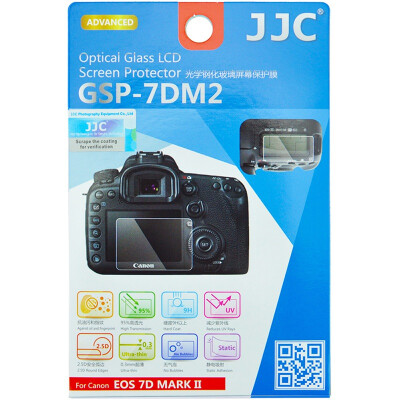 

JJC GSP-7DM2 Canon 7D MARK II SLR камера закаленная стеклянная пленка HD анти-царапающая золотая пленка антибликовая высокая проницаемость защитная пленка электростатическая адсорбционная пленка