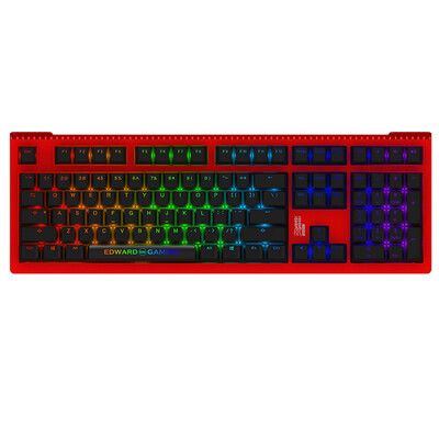 

АККО Ducky Shine6 EDG командное соревнование ограниченное издание красный Вишневый красный ось механическая клавиатура RGB