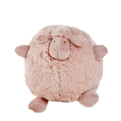 

Manon Des Pres Plush Doll Pillow Round Sheep Pink