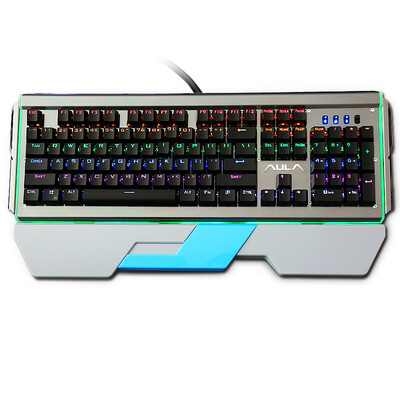 

Tarantula (AULA) pioneer blending mechanical keyboard 104 key game keyboard pluggable black shaft gun color version