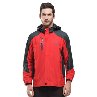 

2017 New Men's Casual Jackets Man's Army Waterproof Coats Male Jacket Breathable Windproof Raincoat Plus Size L-5XL