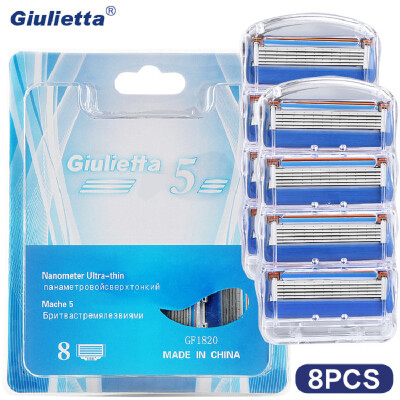 

Giulietta Men Razor Blade Holder High Quality Face Care Stainless Steel Shaving Razor Blade GF1820