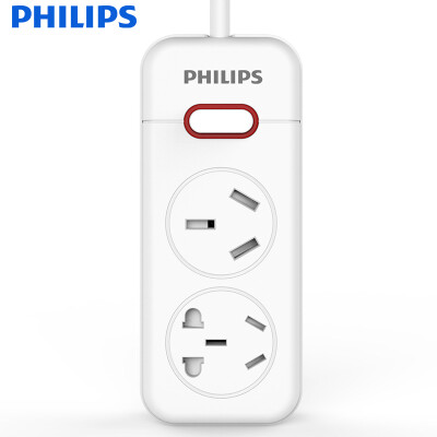 

Philips (PHILIPS) the new national standard air conditioning socket / plug board / plug row / row plug / wiring board 2 3 m full length 16A high power induction cooker electric heating oil to send 10A plug