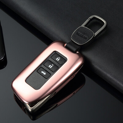 

Digaren Lexus car key case RX200t NX200t ES200 300H RX270 key case protective case key ring modified sky gray