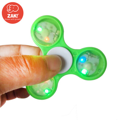 

Гироскоп Гироскоп палец подарок на день рождения пальца давления творческого игрушку EDC не колеблет прочный гладкий зеленый освещен 508-2A