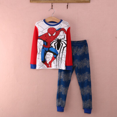 

Lovely Baby Girls Boys Spider Man Cotton Nightwear Pajamas Set Sleepwear 2-8Year