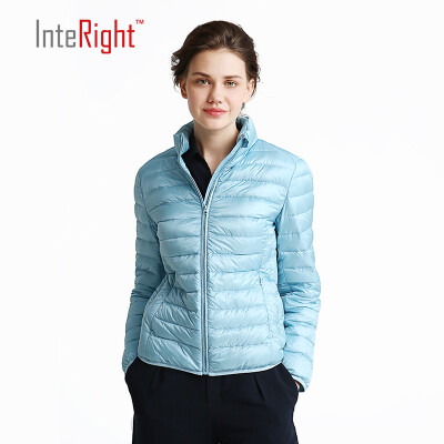 

INTERIGHT 90 white duck down lady collar ultra-light portable down jacket pink L code