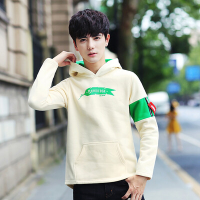 

Sweater men 's head with a hat tide student sports jacket men' s hats tide brand autumn and winter as gift for men