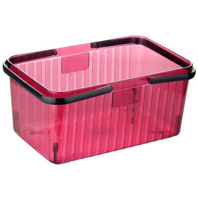 

Additives bath basket portable multi-purpose bathroom storage wash basket plastic basket bath storage basket storage red JY-0671