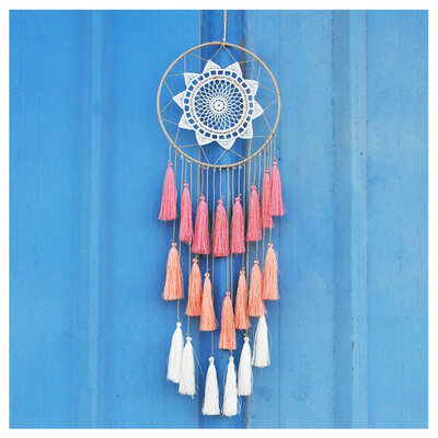 

handmade tassel dream catcher wall decoration