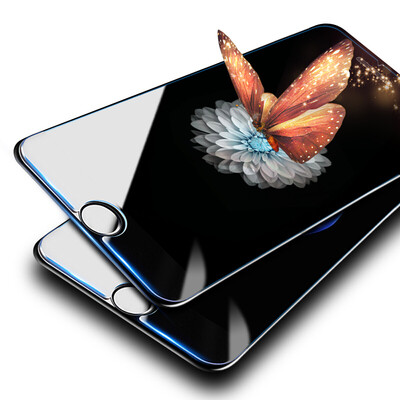 

[2 шт - полный охват] стали продуктом Hyun iphone7 Plus 7 Plus полноэкранный фильм Apple, телефон защитная пленка покрывает всю взрывозащищенные, отпечатков пальцев доказательство черный