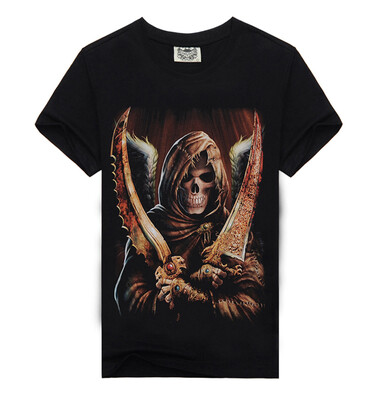 

MEN BONE 3D Personality trend T-shirt
