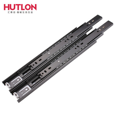 

Hutlon drawer rail three-track thickened ball mute track DS-383-14