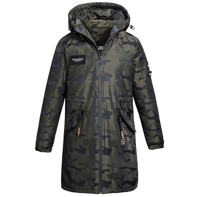 

Winter new version of the down jacket male camouflage in the long section of men down jacket as gift for men's