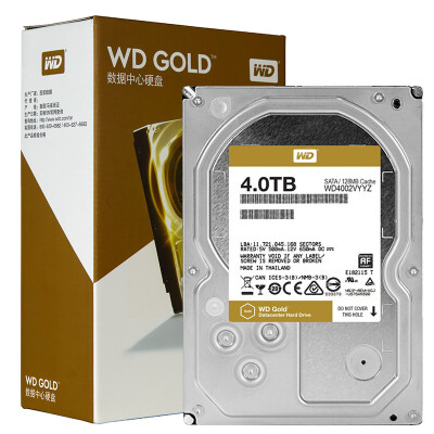 

Western Digital (WD) Gold Disk 4TB SATA6Gb / s 7200 RPM 128M Enterprise Hard Drive (WD4002VYYZ)