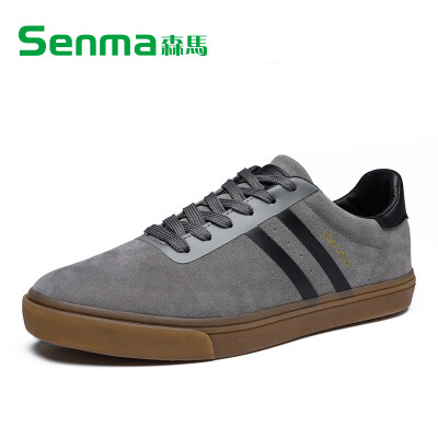 

Senma Senma casual shoes men low shoes Korean lace comfortable board shoes male 117327906 black 41 yards