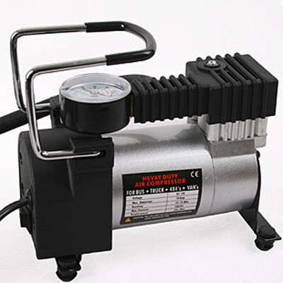 

Automotive Metal Car Inflatable Pump 12V Car Tire Gas Single - cylinder C04