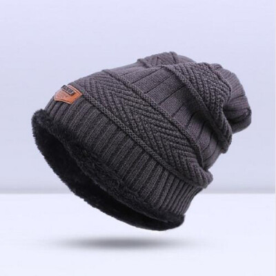 

Autumn Men Winter Hat Boy's Warm Baggy Hat Men Cotton Cap Women Hat Thick Bonnet Skullies Beanie Soft Knitted Beanies