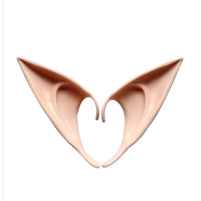 

2Pcs/Lot Latex Fairy Pixie Elf Ears Cosplay Accessories LARP Halloween Party Latex Soft Pointed Prosthetic Tips Ear