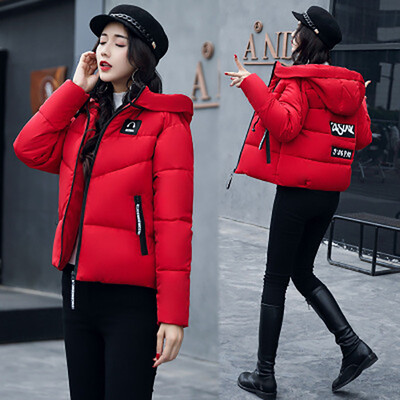 

2017 winter new feather cotton jacket thickening short paragraph cotton women