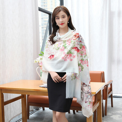 

STORY Of SHANGHAI Ladies&39 Woolen Scarf Warm Feet