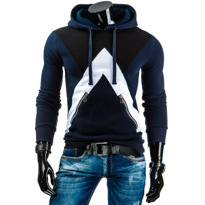 

Brand 2017 Hoodie Stitching Zipper Decoration Hoodies Men Fashion Tracksuit Mens Sweatshirt Off White Hoodie Mens Purpose Tour