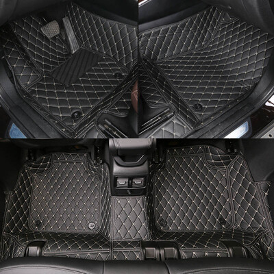 

Hua ornaments BMW X1 mats all surrounded by leather mats Four seasons universal car mats BMW X1 dedicated mats 3 sets of comfort models - sports black
