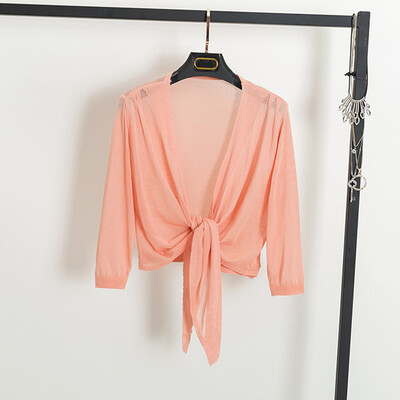 

Women Sun-Protective Clothing Air Conditioning Shirt short Cardigan