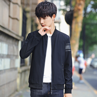 

Jacket Tops Tide handsome baseball dress Slim casual jacket men's jacket autumn as gift for men