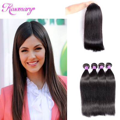 

Brazilian Hair 4 Bundles Straight Human Virgin Hair Free Shipping
