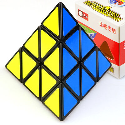 

Катрине третьего порядка Pyraminx профессиональной игры Cube третьего порядка треугольной пирамиды шара позиционирования отлажена отправить учебник Black