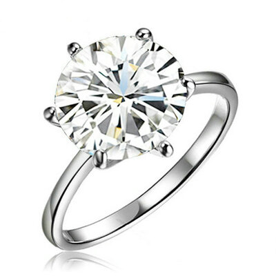 

yoursfs ® 18k белый позолоченные 2ct искусственной Diamond кольцо обещания использовать австрийский кристалл модные украшения