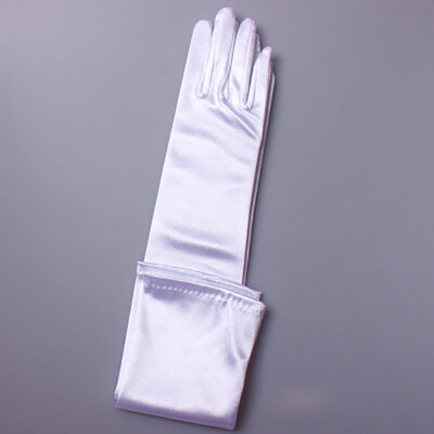 

Christmas Dress Gloves Multicolor 48cm Satin Satin Gloves