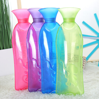 

Yuhuaze hot water bottle rubber PVC water injection explosion-proof warm water bag hand warmer baby purple large 2000ml