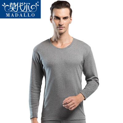 

Madallol thermal underwear male plus velvet thickening warm underwear suit Qiuqiu Qiuku