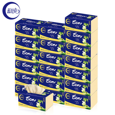 

Blue moon blue elven series of natural pumping non-bleaching dust-free layer 3 120 paper * 18 package