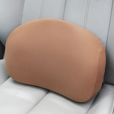 

Zhian multi-purpose lumbar car memory cotton office chair waist backrest lumbar pillow G01S brown