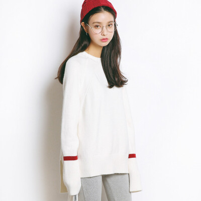 

City plus CITYPLUS 2017 autumn&winter new women&39s clothing art big size coat round neck pilling sweater color tattoo sweater CWYC179363 navy color