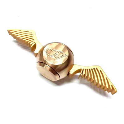 

EDC Непоседа Spinner Гарри Поттер Золотой Снитч металла игрушки ручной Finger Spinner Купидон Крылья подарок для Kid Взрослый