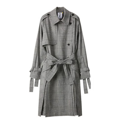 

17 Fall Style Floral Banded Pantyhose Slim Slim Style Long Sleeve Double Bunny Autumn Trench Coat