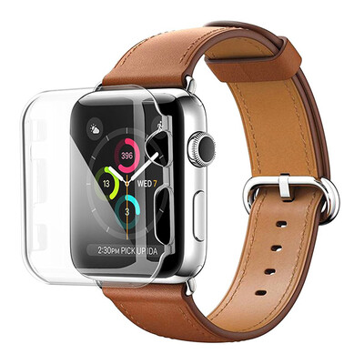 

BIAZE яблоко watch2 защитная крышка 42 мм Apple часы защитный чехол экран прозрачный корпус сталь соскабливание для второго поколения часов Apple JK170