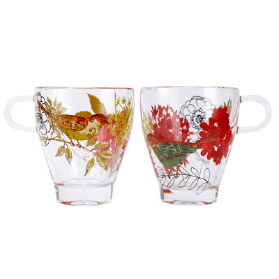 

A Ting стакан вина, кофе с молоком по футболу кубок Java латте 7oz комплекса 2.