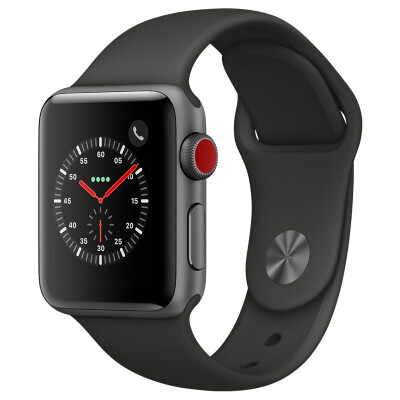 

Apple Watch Series 3 Smart Watch (GPS + сотовая сеть 42 мм золотой алюминиевый корпус розовый песчаный спортивный ремешок MQQU2CH / A)